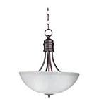 Maxim Lighting 10044FTOI Logan 3-Lights 180W Oil Rubbed Bronze Pendant