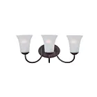 Maxim Lighting Logan 10053FTOI 3-Lights 60W Oil Rubbed Bronze Vanity Light