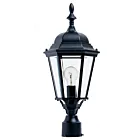 Maxim Lighting Westlake 1005BK 1-Light 60W Black Outdoor Post Lantern