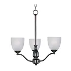 Maxim Lighting 10064FTOI Stefan 3-Lights 180W Oil Rubbed Bronze Incandescent Chandelier