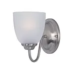 Maxim Lighting Stefan 10071FTSN 1-Light 60W Satin Nickel Vanity Light