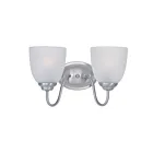 Maxim Lighting Stefan 10072FTSN 2-Lights 60W Satin Nickel Vanity Light