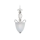 Maxim Lighting 10130FTSN Basix 2-Lights 120W Satin Nickel Pendant