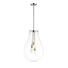 Maxim Lighting 10164CLSN Gourd 3-Lights 180W Satin Nickel Pendant