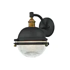 Maxim Lighting Portside 10182OIAB Oil Rubbed Bronze/Antique Brass 60W Outdoor Wall Mount