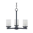 Maxim Lighting 10203FTBK Corona 3-Lights 180W Black Incandescent Chandelier