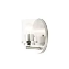 Maxim Lighting Corona 10211CLSN 1-Light 60W Satin Nickel Vanity Light