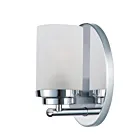 Maxim Lighting Corona 10211FTPC 1-Light 60W Polished Chrome Vanity Light