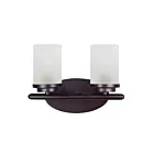 Maxim Lighting Corona 10212FTOI 2-Lights 60W Oil Rubbed Bronze Vanity Light