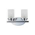 Maxim Lighting Corona 10212FTPC 2-Lights 60W Polished Chrome Vanity Light