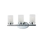 Maxim Lighting Corona 10213FTPC 3-Lights 60W Polished Chrome Vanity Light