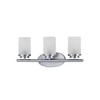 Maxim Lighting Corona 10213FTSN 3-Lights 60W Satin Nickel Vanity Light
