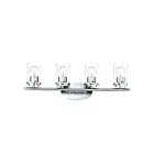Maxim Lighting Corona 10214CLPC 4-Lights 60W Polished Chrome Vanity Light