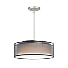 Maxim Lighting 10224BOSN Prime 3-Lights 19.5W Satin Nickel Pendant