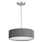 Maxim Lighting 10224GYSN Prime 3-Lights 19.5W Satin Nickel Pendant