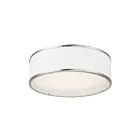 Maxim Lighting 10231WLSN Prime 1-Light 18W Satin Nickel Flush Mount