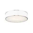 Maxim Lighting 10233WLSN Prime 1-Light 28W Satin Nickel Flush Mount