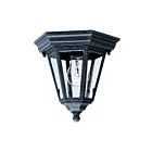 Maxim Lighting 1027BK Westlake 1-Light 60W Black Flush Mount