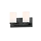 Maxim Lighting Lateral 10282SWBK 2-Lights 60W Black Vanity Light