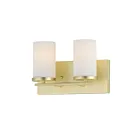 Maxim Lighting 10282SWSBR 2-Lights 120W Satin Brass Bath Vanity Light