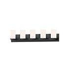 Maxim Lighting Lateral 10285SWBK 5-Lights 60W Black Vanity Light