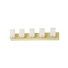 Maxim Lighting 10285SWSBR 5-Light 300W Satin Brass Bath Vanity Light