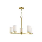 Maxim Lighting 10286SWSBR 5-Lights 300W Satin Brass Pendant