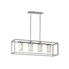 Maxim Lighting 10288SWSN Lateral 4-Lights 240W Satin Nickel Pendant