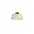Maxim Lighting 10330OFNAB Paramount 1-Light 19.5W Natural Aged Brass Flush Mount