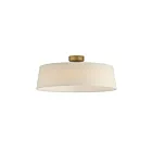 Maxim Lighting 10332OFNAB Paramount 1-Light 31.5W Natural Aged Brass Flush Mount