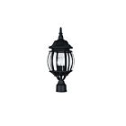 Maxim Lighting Crown Hill 1035BK 3-Lights 120W Black Outdoor Post Lantern