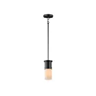 Maxim Lighting 10362SWBK Rexford 1-Light 40W Black Pendant