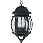 Maxim Lighting 1036BK Crown Hill 3-Lights 120W Outdoor Hanging Lantern