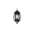 Maxim Lighting 1036BK Crown Hill 3-Lights 120W Outdoor Hanging Lantern