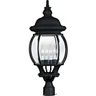 Maxim Lighting Crown Hill 1038BK 4-Lights 160W Black Outdoor Post Lantern