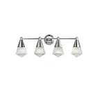 Maxim Lighting 10394PRPC 4-Lights 240W Polished Chrome Bath Vanity Light