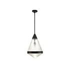 Maxim Lighting 10395PRBK 1-Light 60W Black Pendant