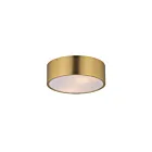 Maxim Lighting 10494WTSBR 2-Lights 14W Satin Brass Flush Mount