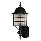 Maxim Lighting North Church 1050BK Black 60W Outdoor Wall Mount