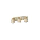 Maxim Lighting 10623TVOY 3-Lights 180W Travertine and Oyster Bath Vanity Light