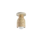 Maxim Lighting 10629TVOY 1-Light 60W Travertine and Oyster Flush Mount
