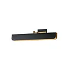 Maxim Lighting 10712WTBKNAB 1-Light 18W Black/Natural Aged Brass Wall Sconce