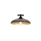 Maxim Lighting 10910BKGLD 1-Light 100W Black and Gold Flush Mount