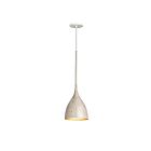 Maxim Lighting 10911WTGLD 1-Light 60W White and Gold Pendant