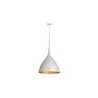 Maxim Lighting 10913WTGLD 1-Light 100W White and Gold Pendant