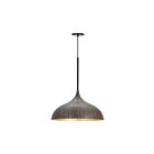 Maxim Lighting 10914BKGLD 1-Light 100W Black and Gold Pendant