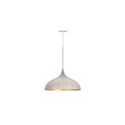 Maxim Lighting 10914WTGLD 1-Light 100W White and Gold Pendant