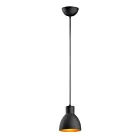 Maxim Lighting 11020BKGLD Cora 1-Light 60W Black/Gold Pendant