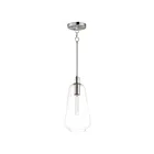 Maxim Lighting 11114CLSN Babylon 1-Light 60W Satin Nickel Pendant