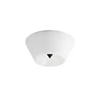 Maxim Lighting 11150WTBK 1-Light 15W Black Flush Mount